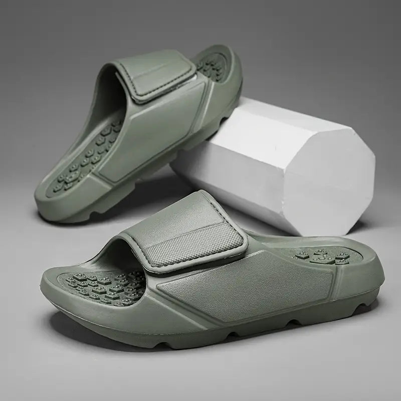 Men'S Breathable Massage Sandals - Comfortable EVA Summer Slides